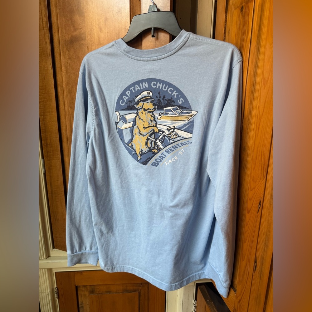 Izod Long Sleeve T-Shirt Sz. M - Picture 2 of 5